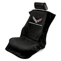 Seat Armour Seat Armour SA100COR7B Corvette C7 Black Seat Cover SA100COR7B